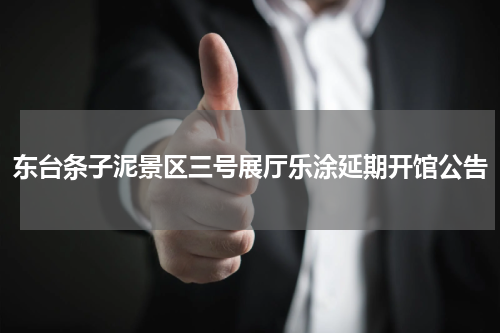东台条子泥景区三号展厅乐涂延期开馆公告