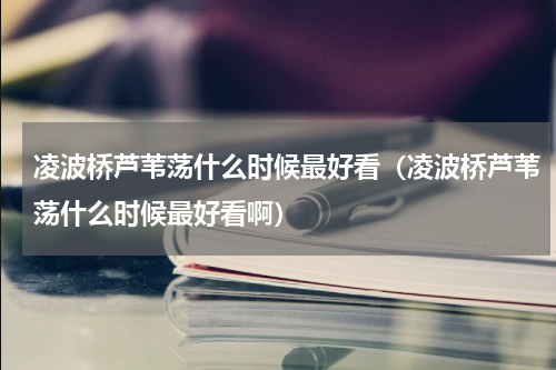 凌波桥芦苇荡什么时候最好看（凌波桥芦苇荡什么时候最好看啊）