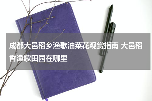 成都大邑稻乡渔歌油菜花观赏指南 大邑稻香渔歌田园在哪里