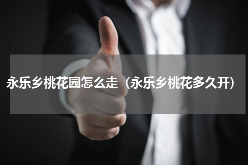 永乐乡桃花园怎么走（永乐乡桃花多久开）