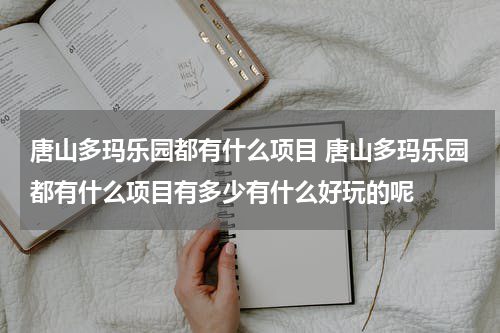 唐山多玛乐园都有什么项目 唐山多玛乐园都有什么项目有多少有什么好玩的呢