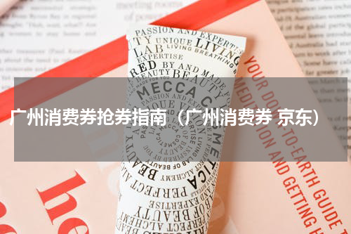 广州消费券抢券指南（广州消费券 京东）