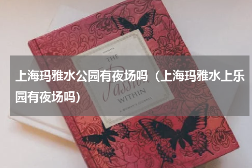 上海玛雅水公园有夜场吗（上海玛雅水上乐园有夜场吗）