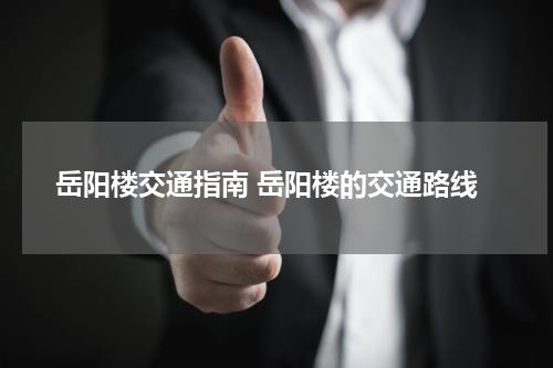 岳阳楼交通指南 岳阳楼的交通路线