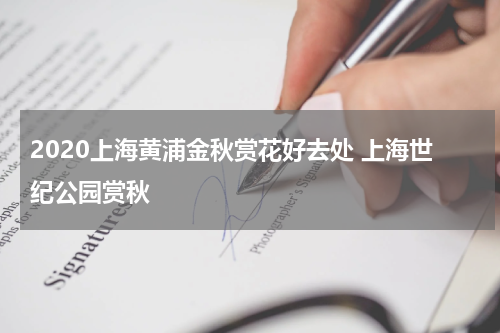 2020上海黄浦金秋赏花好去处 上海世纪公园赏秋