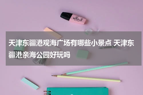天津东疆港观海广场有哪些小景点 天津东疆港亲海公园好玩吗