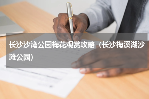 长沙沙湾公园梅花观赏攻略（长沙梅溪湖沙滩公园）