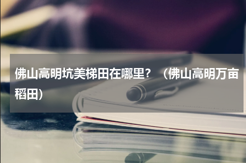 佛山高明坑美梯田在哪里？（佛山高明万亩稻田）