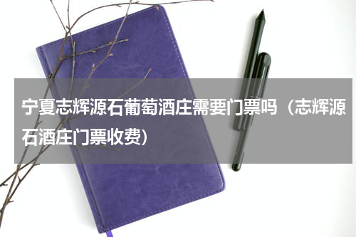 宁夏志辉源石葡萄酒庄需要门票吗（志辉源石酒庄门票收费）