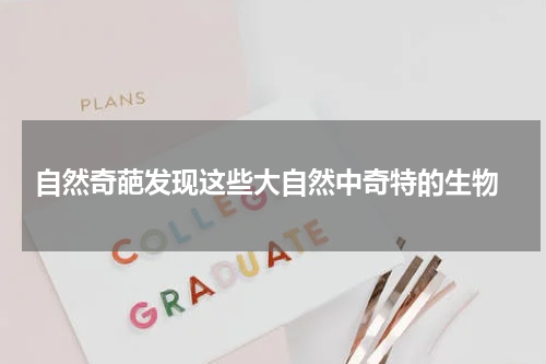  自然奇葩发现这些大自然中奇特的生物