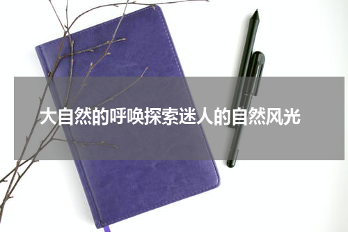  大自然的呼唤探索迷人的自然风光