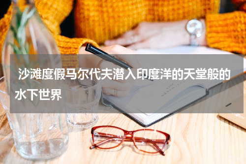  沙滩度假马尔代夫潜入印度洋的天堂般的水下世界