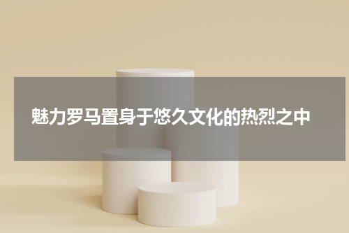  魅力罗马置身于悠久文化的热烈之中