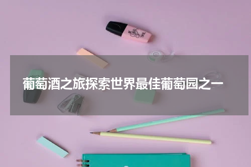  葡萄酒之旅探索世界最佳葡萄园之一