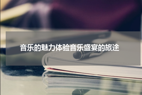 音乐的魅力体验音乐盛宴的旅途