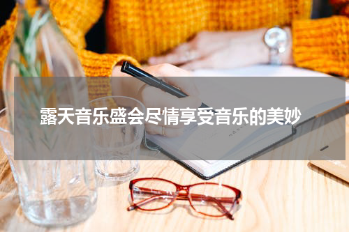  露天音乐盛会尽情享受音乐的美妙