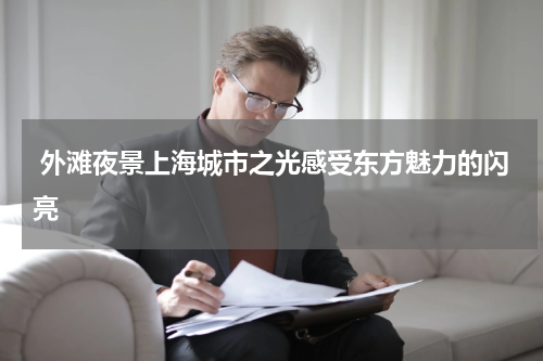  外滩夜景上海城市之光感受东方魅力的闪亮