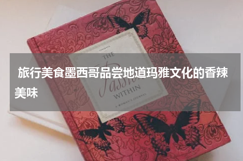  旅行美食墨西哥品尝地道玛雅文化的香辣美味