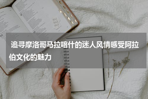  追寻摩洛哥马拉喀什的迷人风情感受阿拉伯文化的魅力