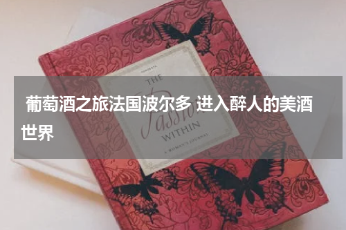  葡萄酒之旅法国波尔多 进入醉人的美酒世界