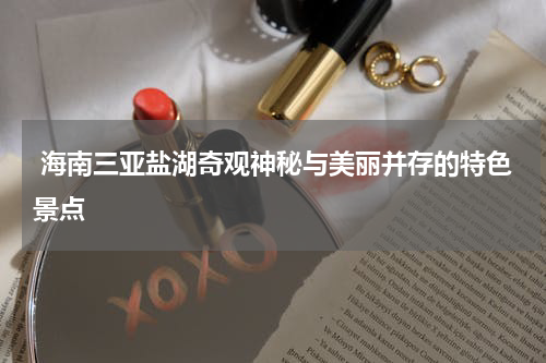  海南三亚盐湖奇观神秘与美丽并存的特色景点