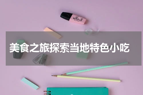  美食之旅探索当地特色小吃