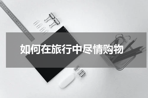  如何在旅行中尽情购物