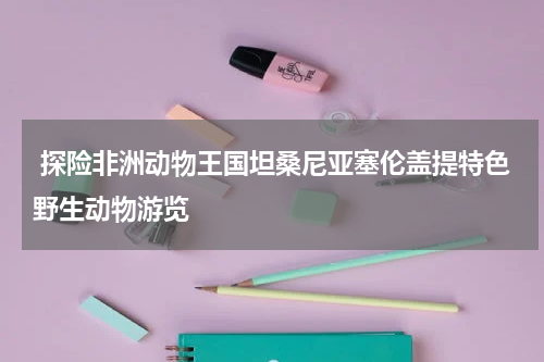  探险非洲动物王国坦桑尼亚塞伦盖提特色野生动物游览